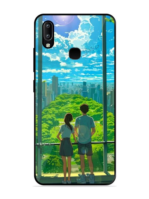 Cyberpunk Dreamscape Glossy Soft Edge Case for Vivo Y91 Chachhi