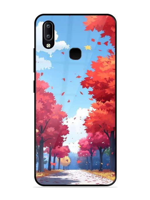 Autumn'S Embrace Glossy Soft Edge Case for Vivo Y91 Chachhi