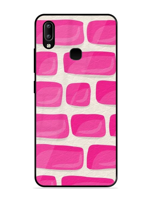 Pink Brick Wall Glossy Soft Edge Case for Vivo Y91 Chachhi