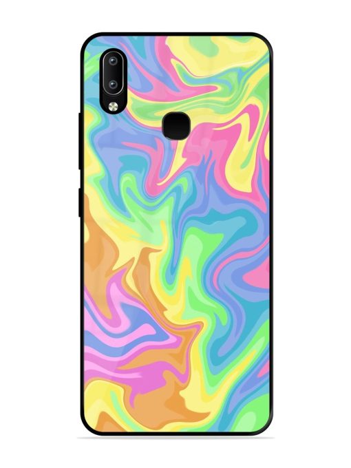 Whimsical Swirl Glossy Soft Edge Case for Vivo Y91 Chachhi