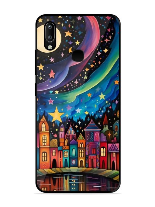 Starlit Village Glossy Soft Edge Case for Vivo Y91