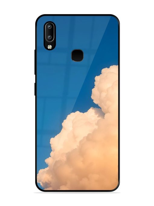 Golden Cloudscape Glossy Soft Edge Case for Vivo Y91 Chachhi