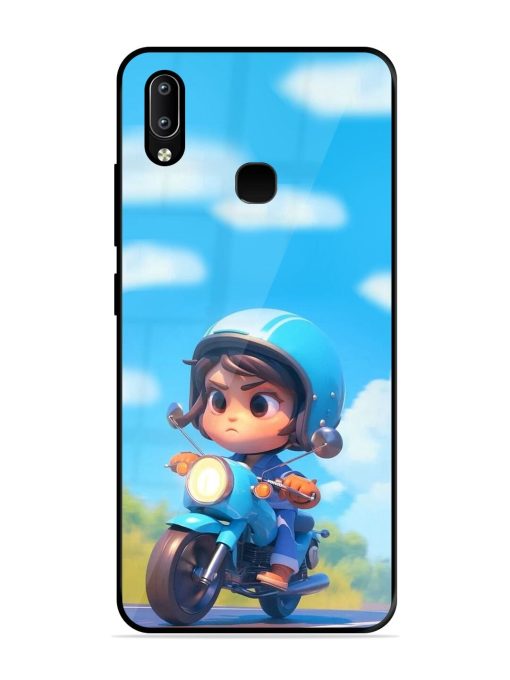 Little Rider Glossy Soft Edge Case for Vivo Y91 Chachhi