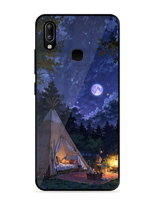 Moonlight Camping Glossy Soft Edge Case for Vivo Y91 Chachhi