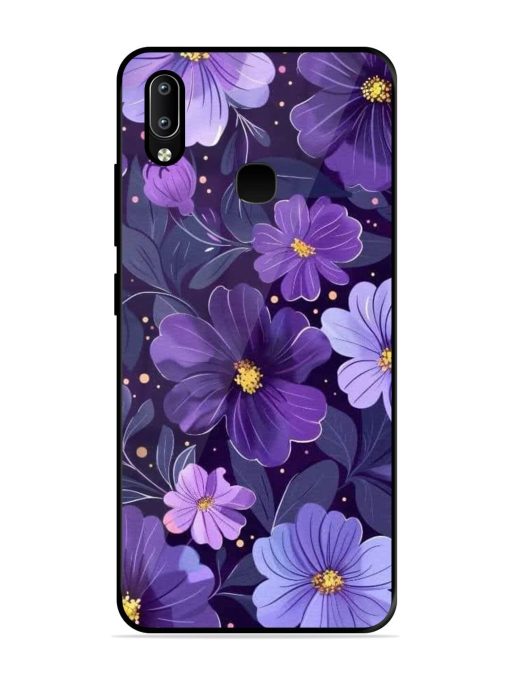 Purple Paradise Glossy Soft Edge Case for Vivo Y91 Chachhi