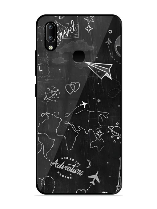 Wanderlust Sketchbook Glossy Soft Edge Case for Vivo Y91 Chachhi