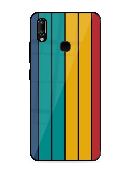 Retro Stripes Glossy Soft Edge Case for Vivo Y91 Chachhi