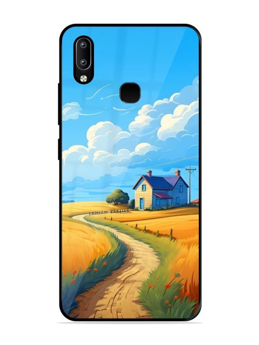 Countryside Cottage Glossy Soft Edge Case for Vivo Y91 Chachhi