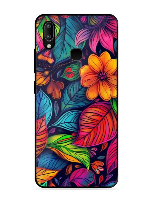 Rainbow Of Blooms Glossy Soft Edge Case for Vivo Y91 Chachhi