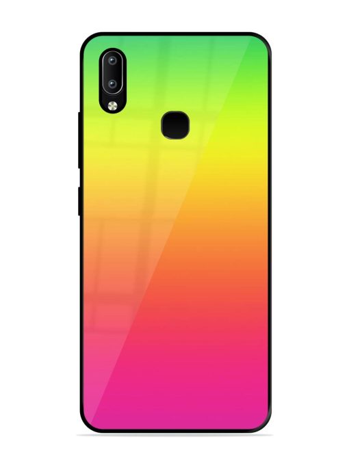 Rainbow Gradient Glossy Soft Edge Case for Vivo Y91 Chachhi