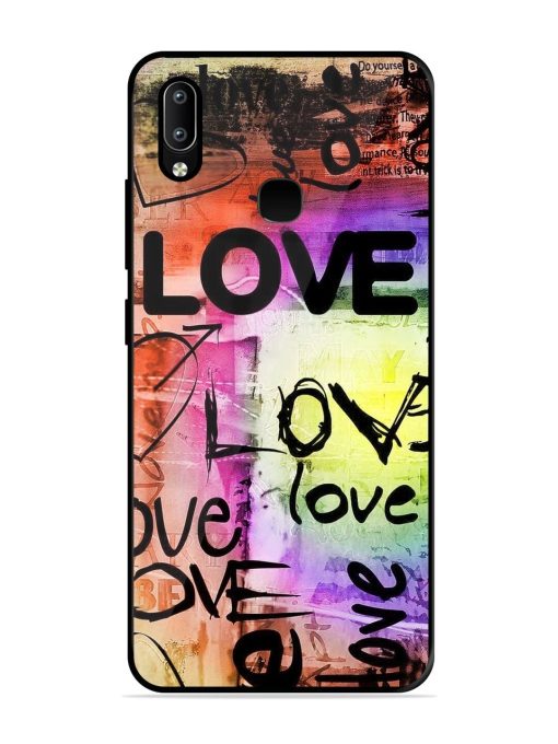 Love Graffiti Glossy Soft Edge Case for Vivo Y91 Chachhi