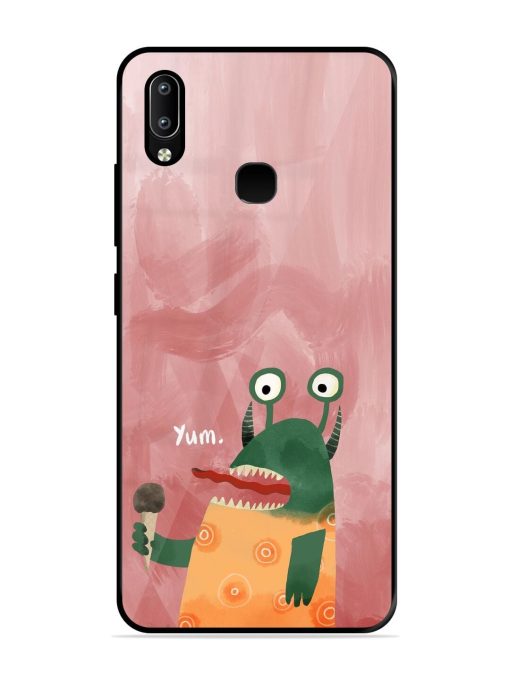 Hungry Monster Glossy Soft Edge Case for Vivo Y91