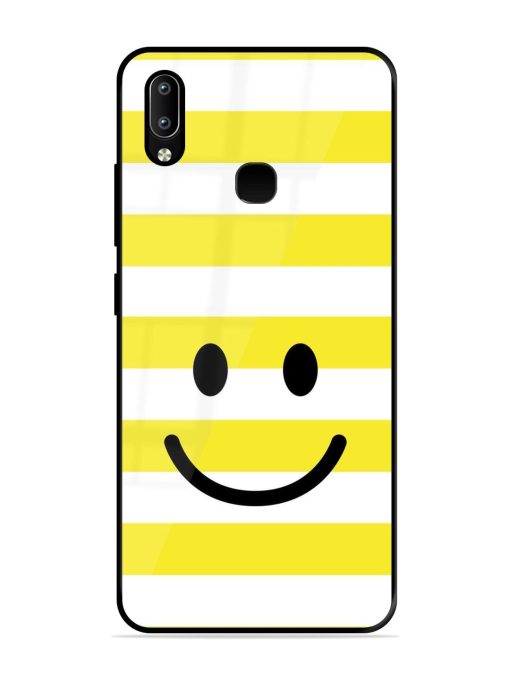 Smiling Stripes Glossy Soft Edge Case for Vivo Y91 Chachhi