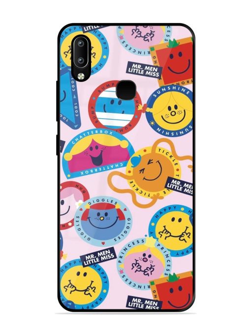 Whimsical Mr. Men & Little Miss Glossy Soft Edge Case for Vivo Y91 Chachhi