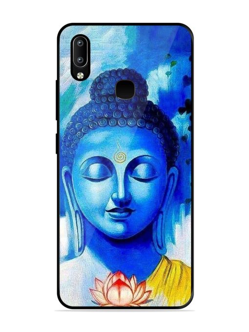 Serene Buddha With Lotus Glossy Soft Edge Case for Vivo Y91 Chachhi