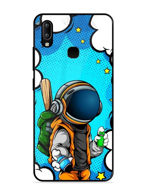 Space Graffiti Artist Glossy Soft Edge Case for Vivo Y91 Chachhi