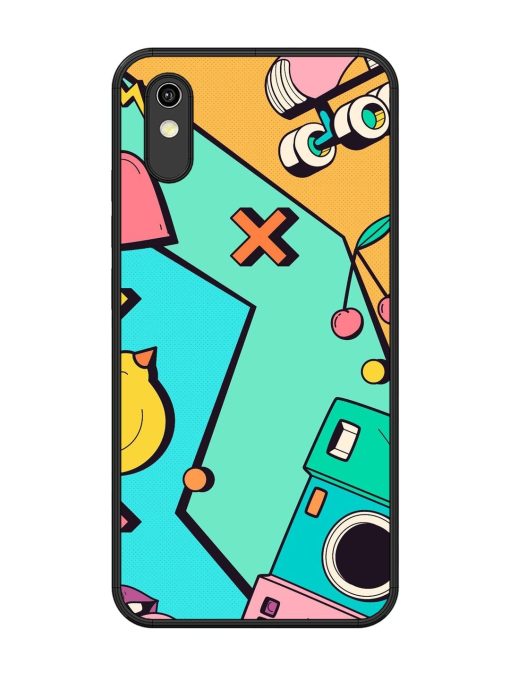 Retro Remix Glossy Soft Edge Case for Vivo Y91I Chachhi