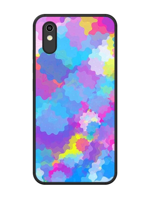 Psychedelic Cloud Burst Glossy Soft Edge Case for Vivo Y91I