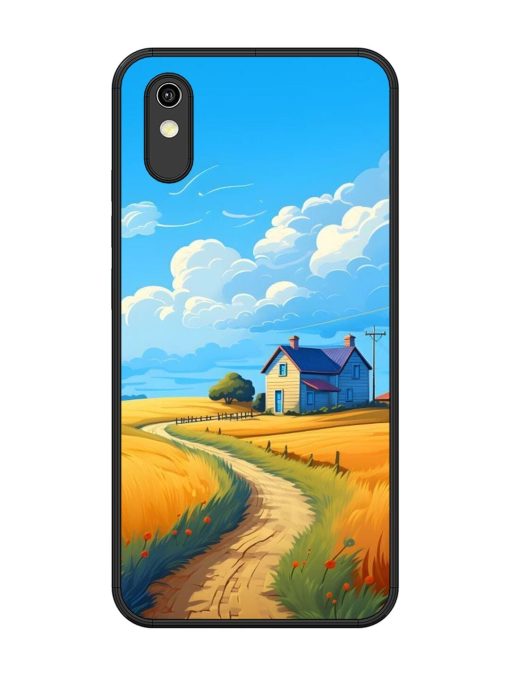 Countryside Cottage Glossy Soft Edge Case for Vivo Y93 Chachhi