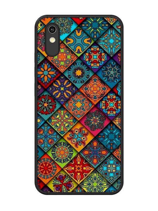 Patchwork Mandala Mosaic Glossy Soft Edge Case for Vivo Y93 Chachhi