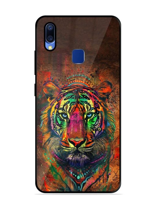 Cosmic Tiger Glossy Soft Edge Case for Vivo Y95 Chachhi