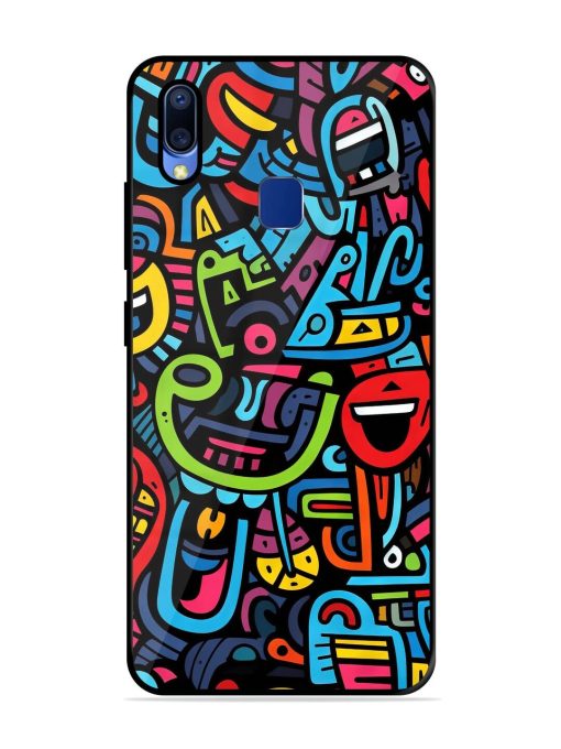 Doodlephoria Glossy Soft Edge Case for Vivo Y95 Chachhi