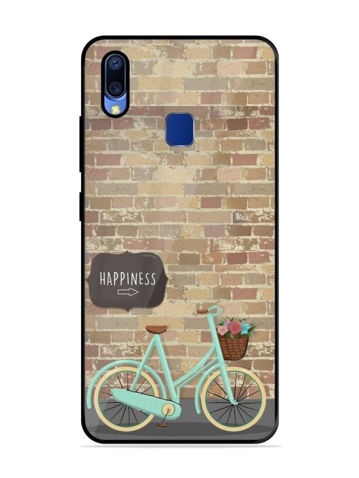 Pedaling Towards Happiness Glossy Soft Edge Case for Vivo Y95 Chachhi