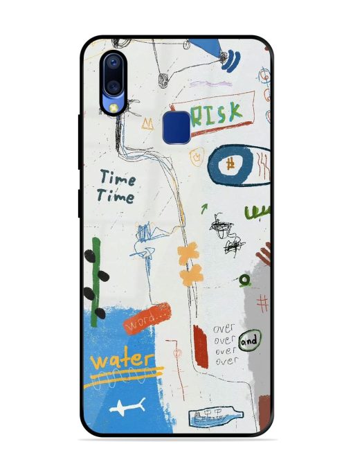 Mind Map Madness Glossy Soft Edge Case for Vivo Y95 Chachhi