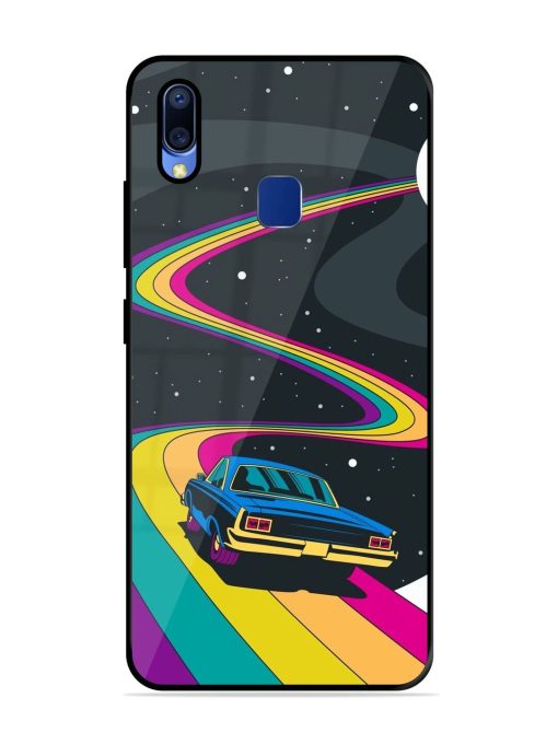 Rainbow Road Glossy Soft Edge Case for Vivo Y95 Chachhi