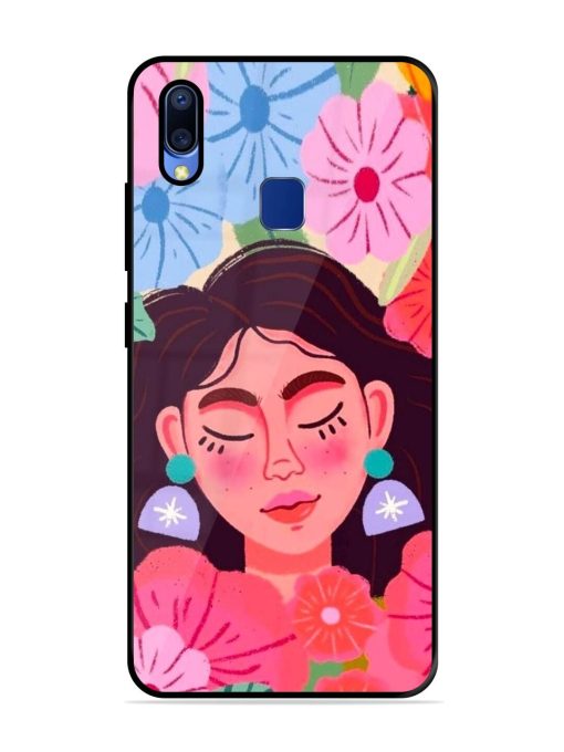 Blooming Serenity Glossy Soft Edge Case for Vivo Y95 Chachhi