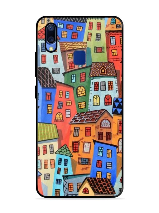 Rainbow House Glossy Soft Edge Case for Vivo Y95 Chachhi