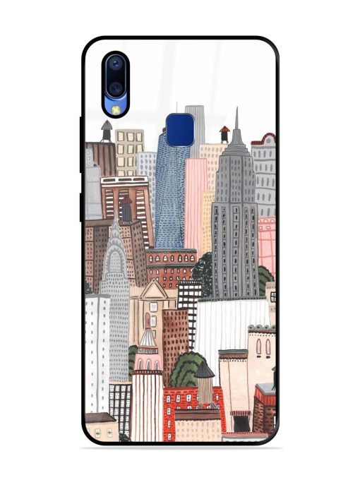 Cityscape Dreams Glossy Soft Edge Case for Vivo Y95 Chachhi