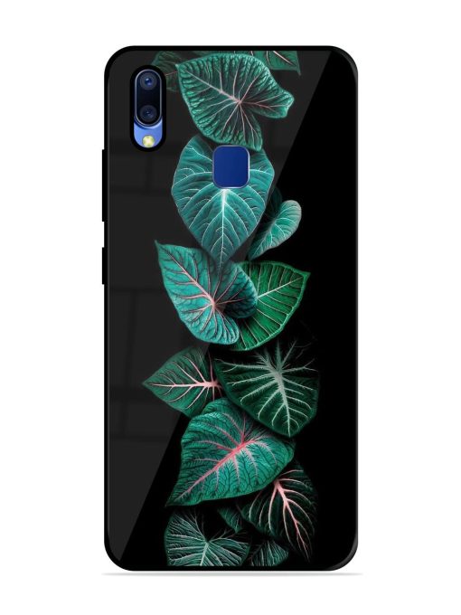 Emerald Elegance Glossy Soft Edge Case for Vivo Y95 Chachhi