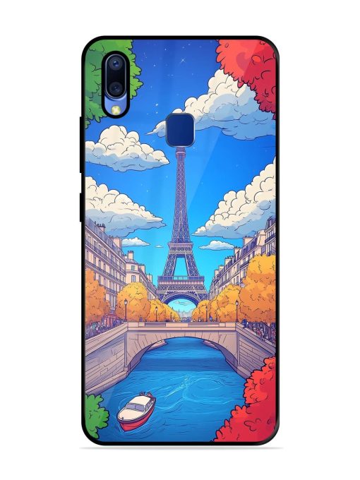 Parisian Panorama Glossy Soft Edge Case for Vivo Y95 Chachhi