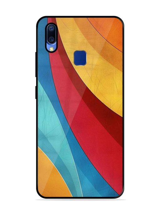 Curving Canvas Glossy Soft Edge Case for Vivo Y95 Chachhi