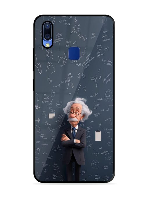 Albert Einstein Glossy Soft Edge Case for Vivo Y95