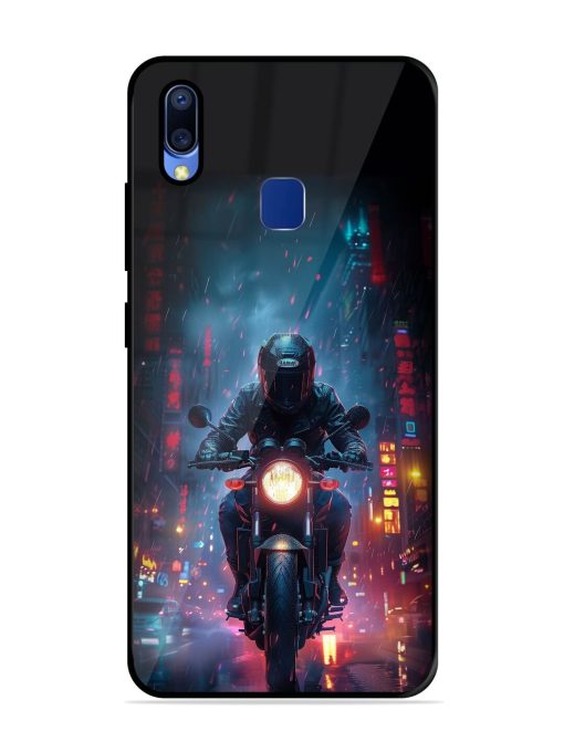 Neon Nights Glossy Soft Edge Case for Vivo Y95 Chachhi