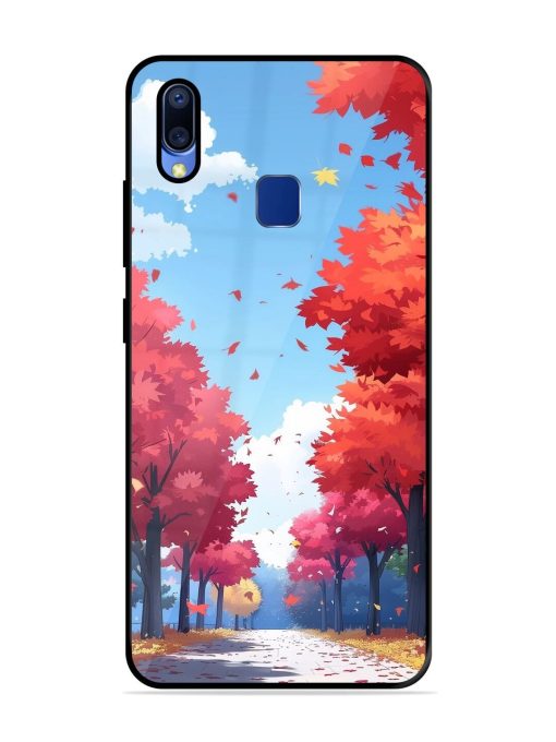 Autumn'S Embrace Glossy Soft Edge Case for Vivo Y95 Chachhi