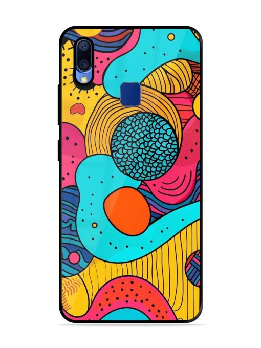 Psychedelic Patterns Glossy Soft Edge Case for Vivo Y95 Chachhi