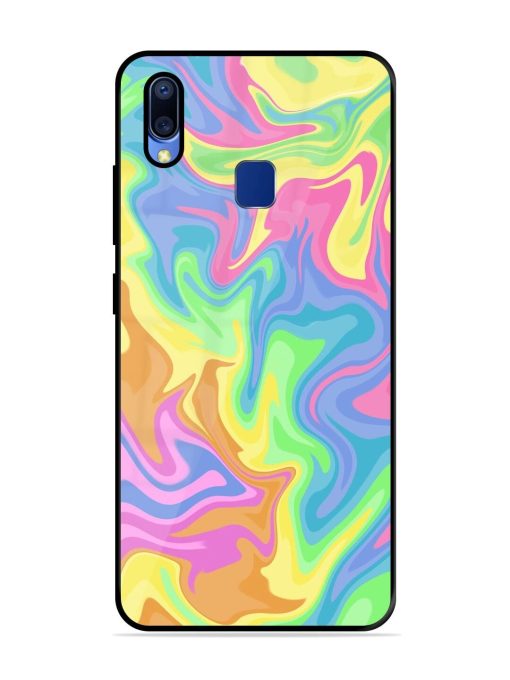 Whimsical Swirl Glossy Soft Edge Case for Vivo Y95 Chachhi