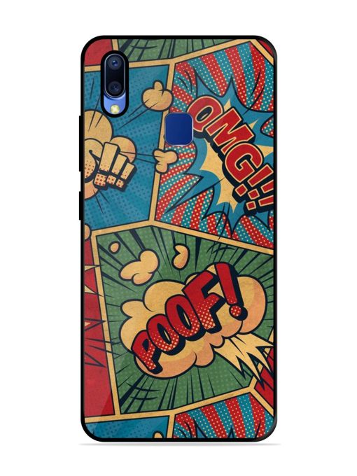 Comic Book Chaos Glossy Soft Edge Case for Vivo Y95 Chachhi