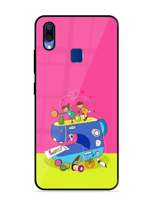 Sew Cute Glossy Soft Edge Case for Vivo Y95 Chachhi