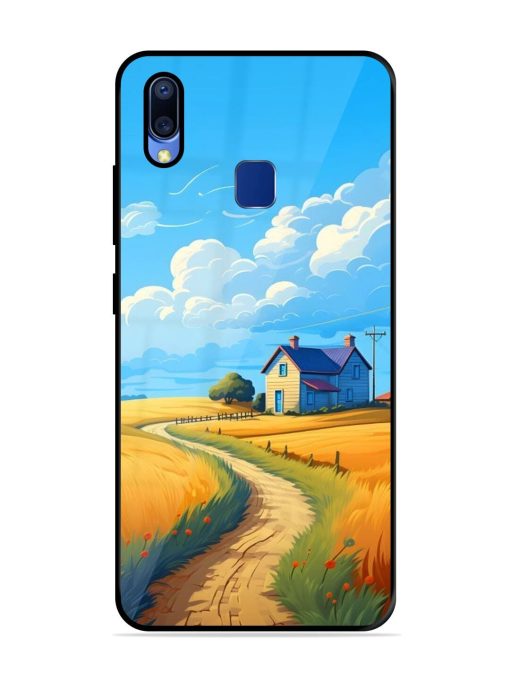 Countryside Cottage Glossy Soft Edge Case for Vivo Y95