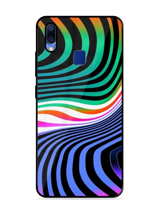 Psychedelic Waves Glossy Soft Edge Case for Vivo Y95 Chachhi