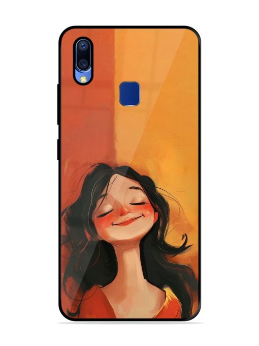 Neon Girl Glossy Soft Edge Case for Vivo Y95 Chachhi