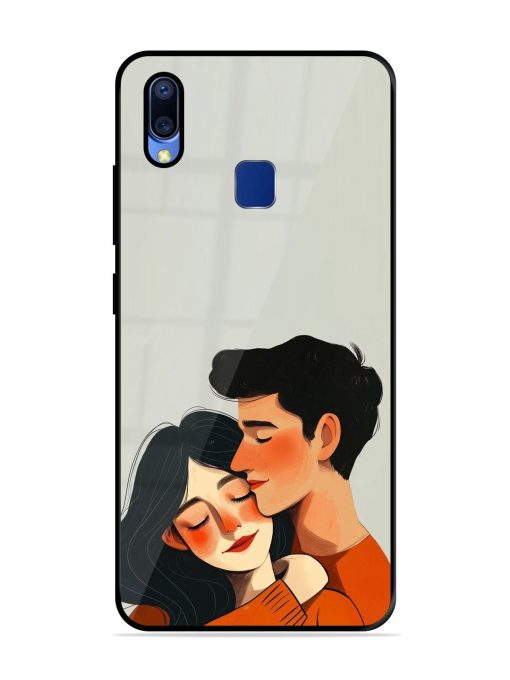 Craft Couples Glossy Soft Edge Case for Vivo Y95 Chachhi