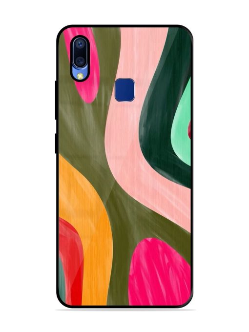 Wavy Wonderland Glossy Soft Edge Case for Vivo Y95 Chachhi