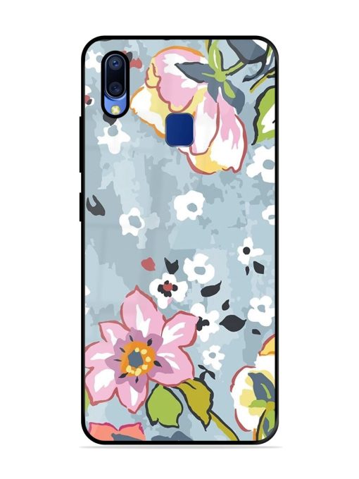 Floral Fantasy Glossy Soft Edge Case for Vivo Y95 Chachhi