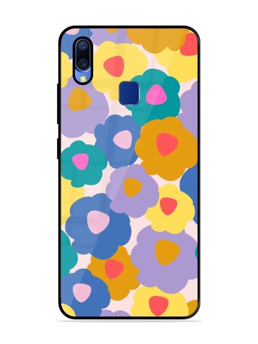 Flower Power Glossy Soft Edge Case for Vivo Y95 Chachhi