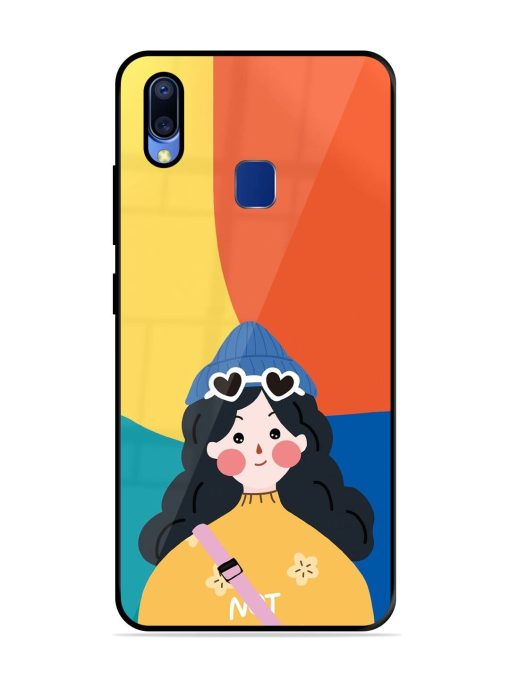 Colorful Vibes Glossy Soft Edge Case for Vivo Y95 Chachhi